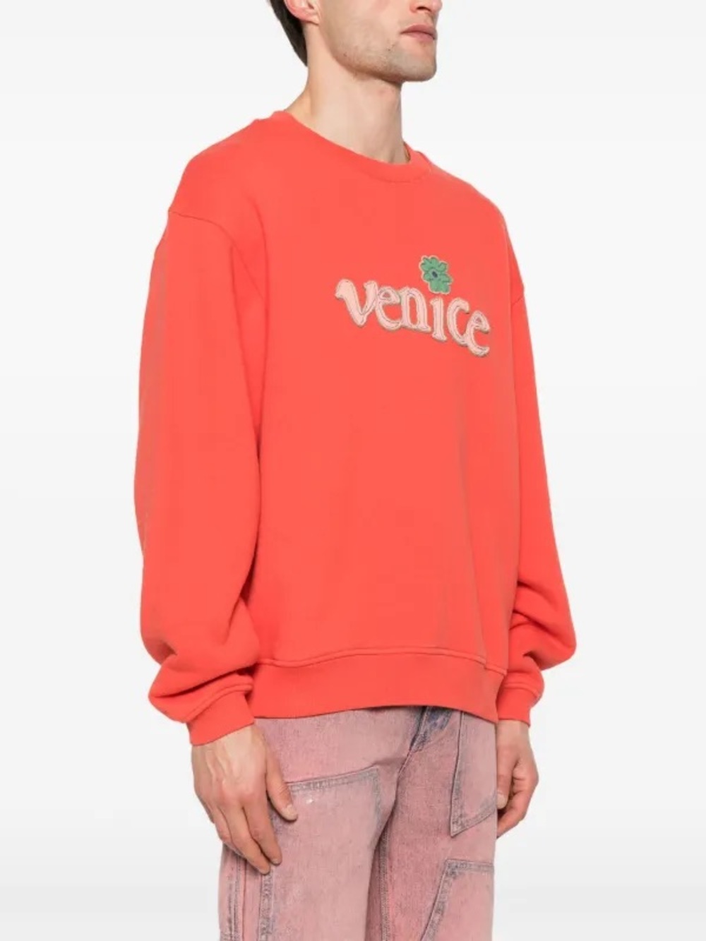 ERL Venice-patch cotton sweatshirt